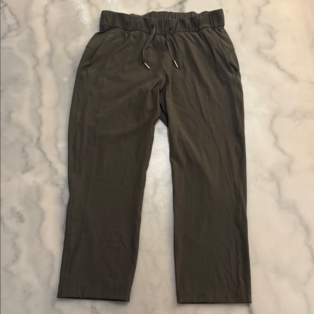 Lululemon Stretch High Rise Pant 22.5” - Olive Green
